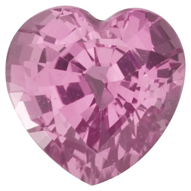 Calibrated Heart AA Grade Pink Natural Sapphire