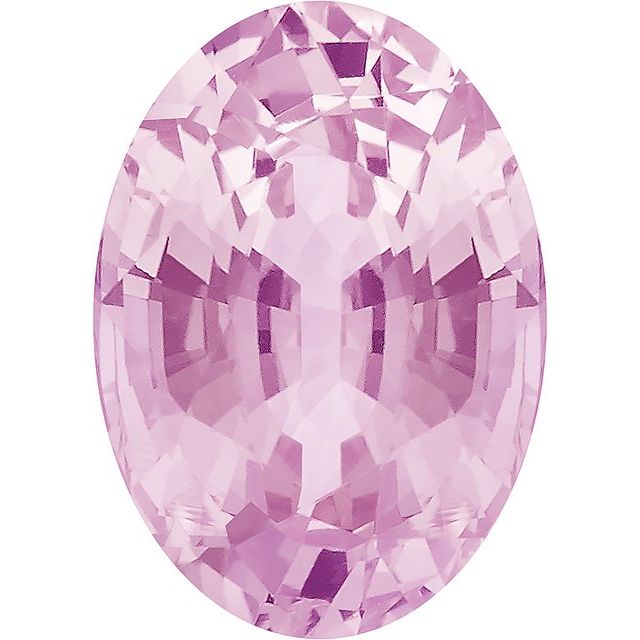 Calibrated Oval A Grade Pink Natural Sapphire