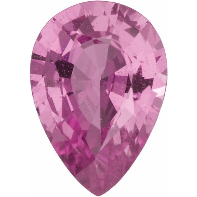 Calibrated Pear AA Grade Pink Natural Sapphire