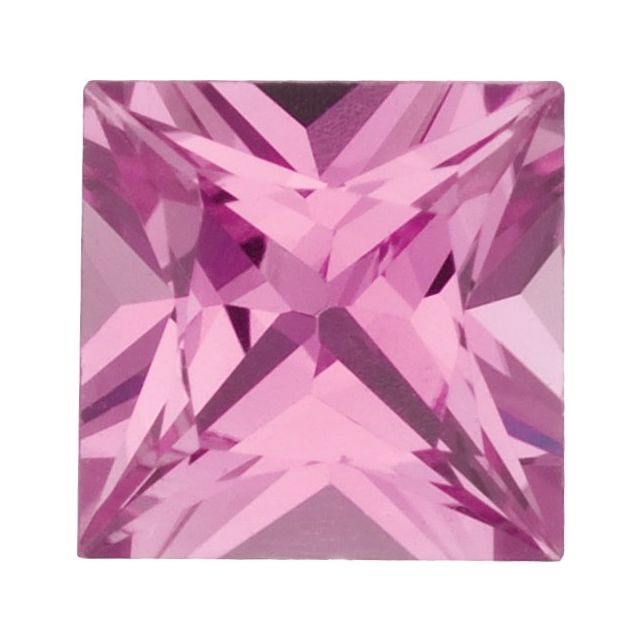 Calibrated Princess Cut Square AA Grade Pink Natural Sapphire