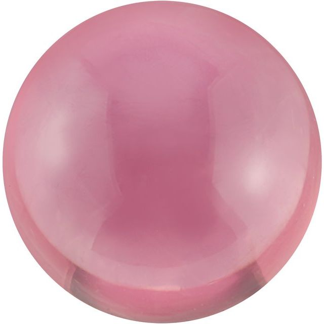 Calibrated Cabochon Round AA Grade Pink Natural Tourmaline
