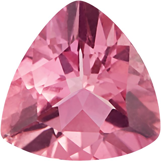 Calibrated Trillion AA Grade Pink Natural Tourmaline