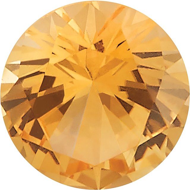 Calibrated Brilliant Round AAA Grade Yellow Natural Sapphire