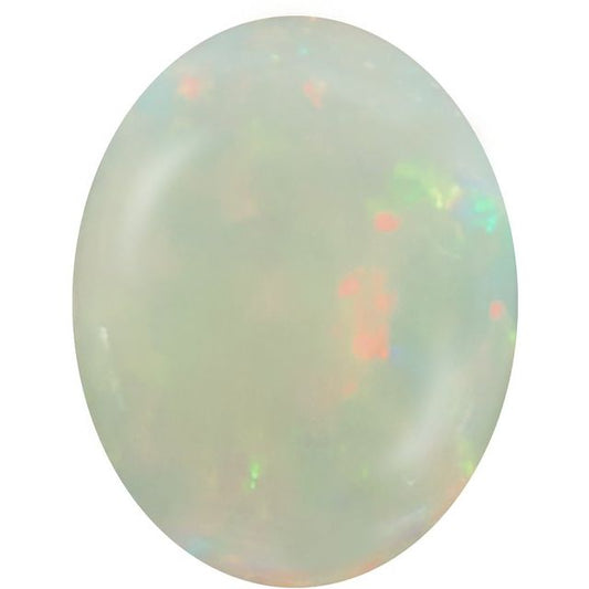 Calibrated Cabochon Oval Commercial 3 Grade White Natural Opal