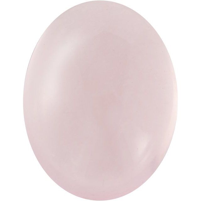 Calibrated Cabochon Oval Standard Grade Pink Natural Quartz